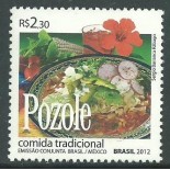C3216 RELAÇÕES DIPLOMÁTICAS MÉXICO  - POZOLE  2012 - 11.345 Mint